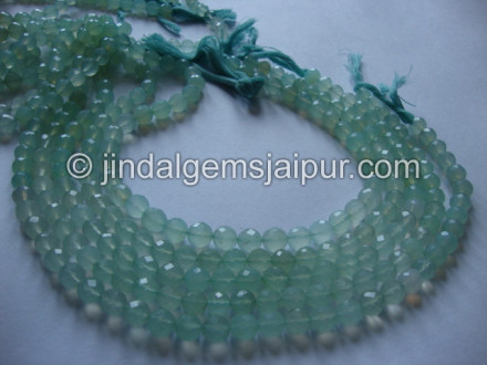 Peru Blue Chalcedony Faceted Round